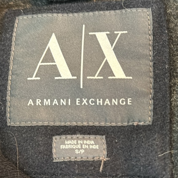Armani’s exchange wool blend button up down top - Picture 8 of 11
